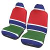 LPLSNWS Flag of The Gambia Patterned, Durable Car Seat Covers, 2-Pack Suitable for Passenger Cars, Trucks, Commercial Vehicles, and Marine Seats view 1