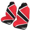 LPLSNWS Flag of Trinidad and Tobago Patterned, Durable Car Seat Covers, 2-Pack Suitable for Passenger Cars, Trucks, Commercial Vehicles, and Marine Seats view 1