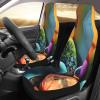 LPLSNWS Coloured Stones Patterned, Durable Car Seat Covers, 2-Pack Suitable for Passenger Cars, Trucks, Commercial Vehicles, and Marine Seats view 3