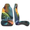 LPLSNWS Coloured Stones Patterned, Durable Car Seat Covers, 2-Pack Suitable for Passenger Cars, Trucks, Commercial Vehicles, and Marine Seats view 4