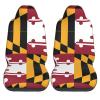 LPLSNWS Flag of Maryland Patterned, Durable Car Seat Covers, 2-Pack Suitable for Passenger Cars, Trucks, Commercial Vehicles, and Marine Seats view 2