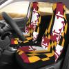 LPLSNWS Flag of Maryland Patterned, Durable Car Seat Covers, 2-Pack Suitable for Passenger Cars, Trucks, Commercial Vehicles, and Marine Seats view 3