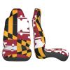 LPLSNWS Flag of Maryland Patterned, Durable Car Seat Covers, 2-Pack Suitable for Passenger Cars, Trucks, Commercial Vehicles, and Marine Seats view 4