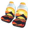 LPLSNWS Sunrise Mountain Patterned, Durable Car Seat Covers, 2-Pack Suitable for Passenger Cars, Trucks, Commercial Vehicles, and Marine Seats view 1