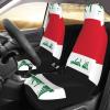 LPLSNWS Iraqi Flag Patterned, Durable Car Seat Covers, 2-Pack Suitable for Passenger Cars, Trucks, Commercial Vehicles, and Marine Seats view 3