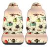 LPLSNWS Cartoon Small Insects Patterned, Durable Car Seat Covers, 2-Pack Suitable for Passenger Cars, Trucks, Commercial Vehicles, and Marine Seats view 2