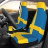 LPLSNWS Swedish Flag Patterned, Durable Car Seat Covers, 2-Pack Suitable for Passenger Cars, Trucks, Commercial Vehicles, and Marine Seats view 3