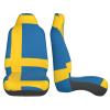 LPLSNWS Swedish Flag Patterned, Durable Car Seat Covers, 2-Pack Suitable for Passenger Cars, Trucks, Commercial Vehicles, and Marine Seats view 4