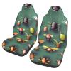 LPLSNWS Insect Atlas Patterned, Durable Car Seat Covers, 2-Pack Suitable for Passenger Cars, Trucks, Commercial Vehicles, and Marine Seats view 1