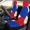 LPLSNWS Philippine Flag Patterned, Durable Car Seat Covers, 2-Pack Suitable for Passenger Cars, Trucks, Commercial Vehicles, and Marine Seats view 3