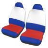 LPLSNWS Russian Flag Patterned, Durable Car Seat Covers, 2-Pack Suitable for Passenger Cars, Trucks, Commercial Vehicles, and Marine Seats view 1