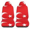 LPLSNWS Flag of Turkey Patterned, Durable Car Seat Covers, 2-Pack Suitable for Passenger Cars, Trucks, Commercial Vehicles, and Marine Seats view 2