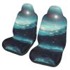 LPLSNWS Science Fiction Stars Patterned, Durable Car Seat Covers, 2-Pack Suitable for Passenger Cars, Trucks, Commercial Vehicles, and Marine Seats view 1