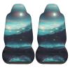 LPLSNWS Science Fiction Stars Patterned, Durable Car Seat Covers, 2-Pack Suitable for Passenger Cars, Trucks, Commercial Vehicles, and Marine Seats view 2