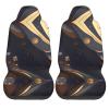 LPLSNWS Dark Medium Patterned, Durable Car Seat Covers, 2-Pack Suitable for Passenger Cars, Trucks, Commercial Vehicles, and Marine Seats view 2