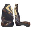LPLSNWS Dark Medium Patterned, Durable Car Seat Covers, 2-Pack Suitable for Passenger Cars, Trucks, Commercial Vehicles, and Marine Seats view 4