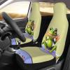 LPLSNWS The Funny Frog Doing Yoga Patterned, Durable Car Seat Covers, 2-Pack Suitable for Passenger Cars, Trucks, Commercial Vehicles, and Marine Seats view 3