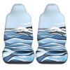 LPLSNWS Waves Lapping At The Rocks Patterned, Durable Car Seat Covers, 2-Pack Suitable for Passenger Cars, Trucks, Commercial Vehicles, and Marine Seats view 2