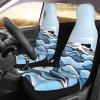 LPLSNWS Waves Lapping At The Rocks Patterned, Durable Car Seat Covers, 2-Pack Suitable for Passenger Cars, Trucks, Commercial Vehicles, and Marine Seats view 3