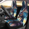 LPLSNWS Roaring Dragon Patterned, Durable Car Seat Covers, 2-Pack Suitable for Passenger Cars, Trucks, Commercial Vehicles, and Marine Seats view 3