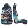 LPLSNWS Roaring Dragon Patterned, Durable Car Seat Covers, 2-Pack Suitable for Passenger Cars, Trucks, Commercial Vehicles, and Marine Seats view 4