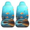 LPLSNWS Coral Fish Underwater Patterned, Durable Car Seat Covers, 2-Pack Suitable for Passenger Cars, Trucks, Commercial Vehicles, and Marine Seats view 2
