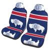 LPLSNWS Wyoming State Flag Patterned, Durable Car Seat Covers, 2-Pack Suitable for Passenger Cars, Trucks, Commercial Vehicles, and Marine Seats view 1