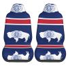 LPLSNWS Wyoming State Flag Patterned, Durable Car Seat Covers, 2-Pack Suitable for Passenger Cars, Trucks, Commercial Vehicles, and Marine Seats view 2
