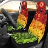 LPLSNWS Fresh Fruit Patterned, Durable Car Seat Covers, 2-Pack Suitable for Passenger Cars, Trucks, Commercial Vehicles, and Marine Seats view 3