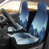 LPLSNWS Snowy Forest Patterned, Durable Car Seat Covers, 2-Pack Suitable for Passenger Cars, Trucks, Commercial Vehicles, and Marine Seats view 3