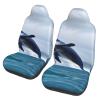 LPLSNWS Whales At Sea Patterned, Durable Car Seat Covers, 2-Pack Suitable for Passenger Cars, Trucks, Commercial Vehicles, and Marine Seats view 1