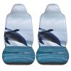 LPLSNWS Whales At Sea Patterned, Durable Car Seat Covers, 2-Pack Suitable for Passenger Cars, Trucks, Commercial Vehicles, and Marine Seats view 2
