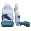 LPLSNWS Whales At Sea Patterned, Durable Car Seat Covers, 2-Pack Suitable for Passenger Cars, Trucks, Commercial Vehicles, and Marine Seats view 4