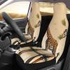 LPLSNWS Mother and Child Giraffe Patterned, Durable Car Seat Covers, 2-Pack Suitable for Passenger Cars, Trucks, Commercial Vehicles, and Marine Seats view 3