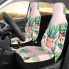 LPLSNWS Lovely Succulent Plants Patterned, Durable Car Seat Covers, 2-Pack Suitable for Passenger Cars, Trucks, Commercial Vehicles, and Marine Seats view 3