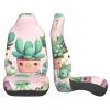LPLSNWS Lovely Succulent Plants Patterned, Durable Car Seat Covers, 2-Pack Suitable for Passenger Cars, Trucks, Commercial Vehicles, and Marine Seats view 4