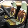 LPLSNWS Brown Bear Walking Patterned, Durable Car Seat Covers, 2-Pack Suitable for Passenger Cars, Trucks, Commercial Vehicles, and Marine Seats view 3