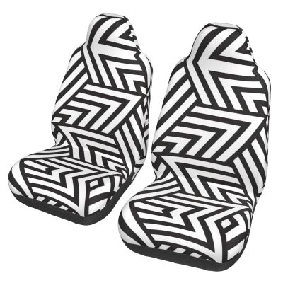LPLSNWS Printidea Patterned, Durable Car Seat Covers, 2-Pack Suitable for Passenger Cars, Trucks, Commercial Vehicles, and Marine Seats