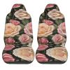 LPLSNWS Many Beautiful Roses Patterned, Durable Car Seat Covers, 2-Pack Suitable for Passenger Cars, Trucks, Commercial Vehicles, and Marine Seats view 2