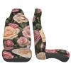 LPLSNWS Many Beautiful Roses Patterned, Durable Car Seat Covers, 2-Pack Suitable for Passenger Cars, Trucks, Commercial Vehicles, and Marine Seats view 4