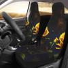 LPLSNWS Yellow Roses Starry Night Patterned, Durable Car Seat Covers, 2-Pack Suitable for Passenger Cars, Trucks, Commercial Vehicles, and Marine Seats view 3
