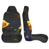 LPLSNWS Yellow Roses Starry Night Patterned, Durable Car Seat Covers, 2-Pack Suitable for Passenger Cars, Trucks, Commercial Vehicles, and Marine Seats view 4