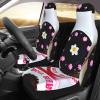 LPLSNWS Black Chocolate Cake Patterned, Durable Car Seat Covers, 2-Pack Suitable for Passenger Cars, Trucks, Commercial Vehicles, and Marine Seats view 3
