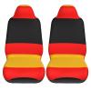 LPLSNWS Germany Flag Patterned, Durable Car Seat Covers, 2-Pack Suitable for Passenger Cars, Trucks, Commercial Vehicles, and Marine Seats view 2