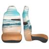 LPLSNWS Beach Scenery Patterned, Durable Car Seat Covers, 2-Pack Suitable for Passenger Cars, Trucks, Commercial Vehicles, and Marine Seats view 4