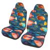 LPLSNWS Submarine Reef Fish Patterned, Durable Car Seat Covers, 2-Pack Suitable for Passenger Cars, Trucks, Commercial Vehicles, and Marine Seats view 1