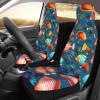 LPLSNWS Submarine Reef Fish Patterned, Durable Car Seat Covers, 2-Pack Suitable for Passenger Cars, Trucks, Commercial Vehicles, and Marine Seats view 3