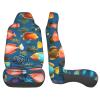 LPLSNWS Submarine Reef Fish Patterned, Durable Car Seat Covers, 2-Pack Suitable for Passenger Cars, Trucks, Commercial Vehicles, and Marine Seats view 4