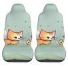 LPLSNWS Kitten Butterfly Patterned, Durable Car Seat Covers, 2-Pack Suitable for Passenger Cars, Trucks, Commercial Vehicles, and Marine Seats view 2