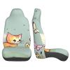 LPLSNWS Kitten Butterfly Patterned, Durable Car Seat Covers, 2-Pack Suitable for Passenger Cars, Trucks, Commercial Vehicles, and Marine Seats view 4